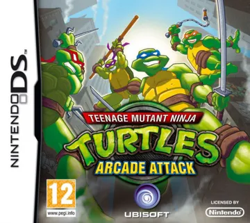 Teenage Mutant Ninja Turtles - Arcade Attack (Europe) (En,Fr,De,Es,It,Nl) box cover front